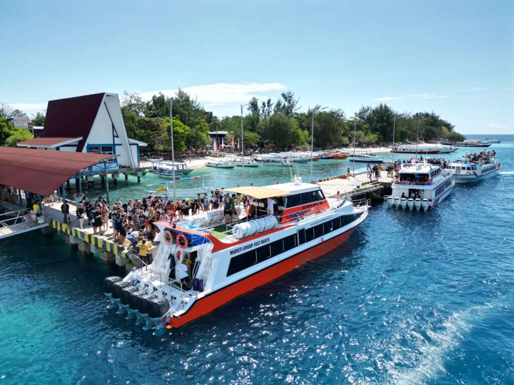 Fast boat dari Pulau Gili ke Sanur